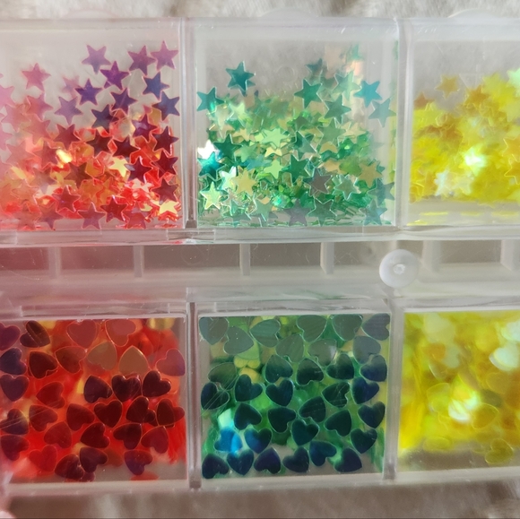 Assorted Nail Decals/Rhinestones/Decor/Glitter - Picture 2 of 5